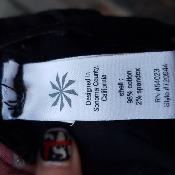 Athleta WASHED VELVET SKIRT Black 4P - Picture 7 of 8